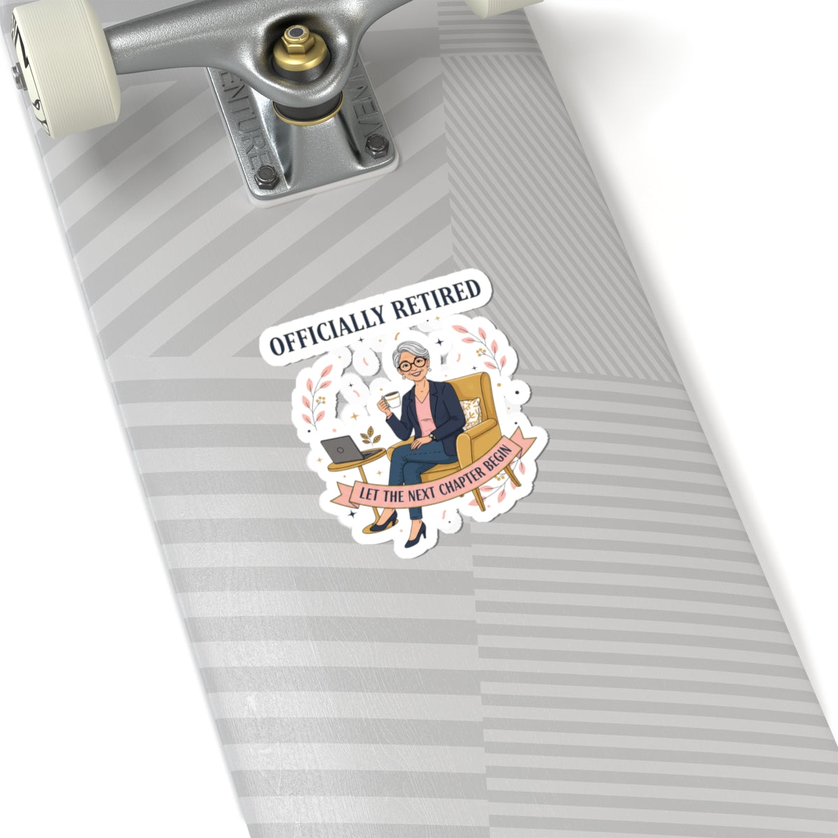Officially Retired Sticker | Retirement Gifts for Women, Personalized retired 2026