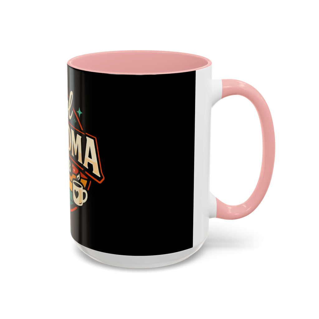 Cool Grandma Club Accent Coffee Mug — Retro Sunglasses & Coffee Design (11/15oz)