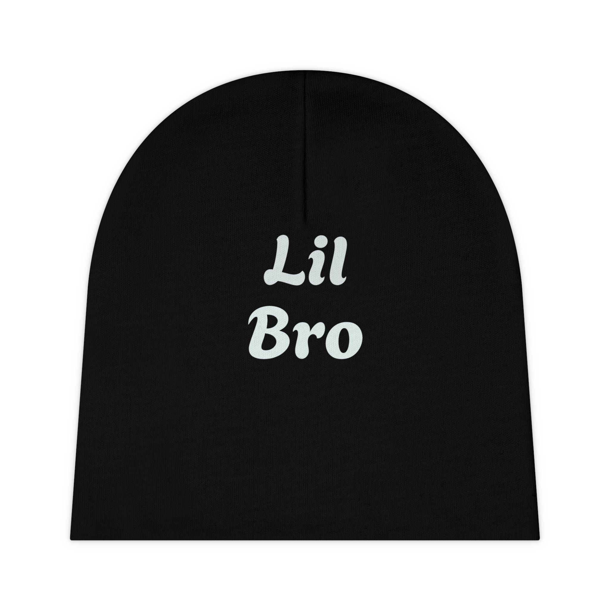 Lil Bro Baby Beanie - Cute Infant Knit Hat for Little Brother