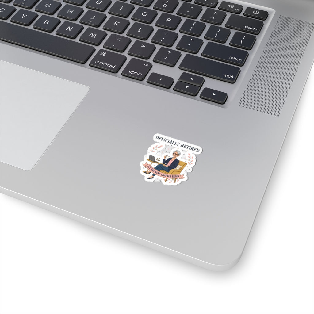 Officially Retired Sticker | Retirement Gifts for Women, Personalized retired 2026