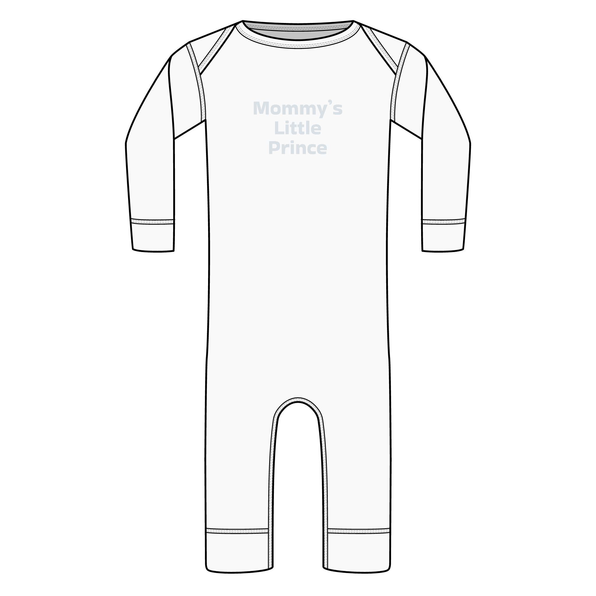 Mommy's Little Prince Infant Long Legged Bodysuit