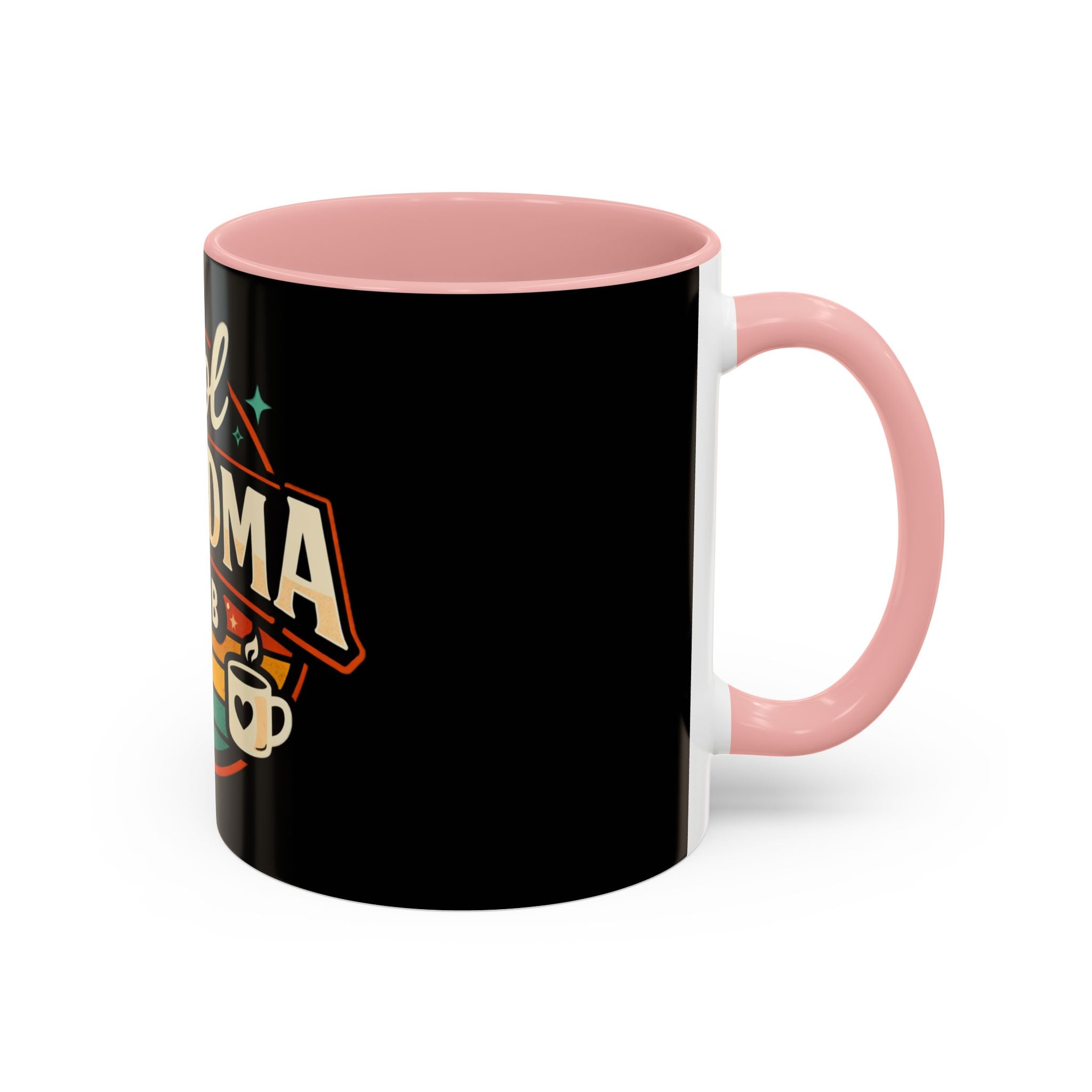 Cool Grandma Club Accent Coffee Mug — Retro Sunglasses & Coffee Design (11/15oz)