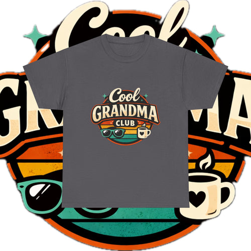 Cool Grandma Club T-Shirt — Retro Graphic Tee for Stylish Grandmas